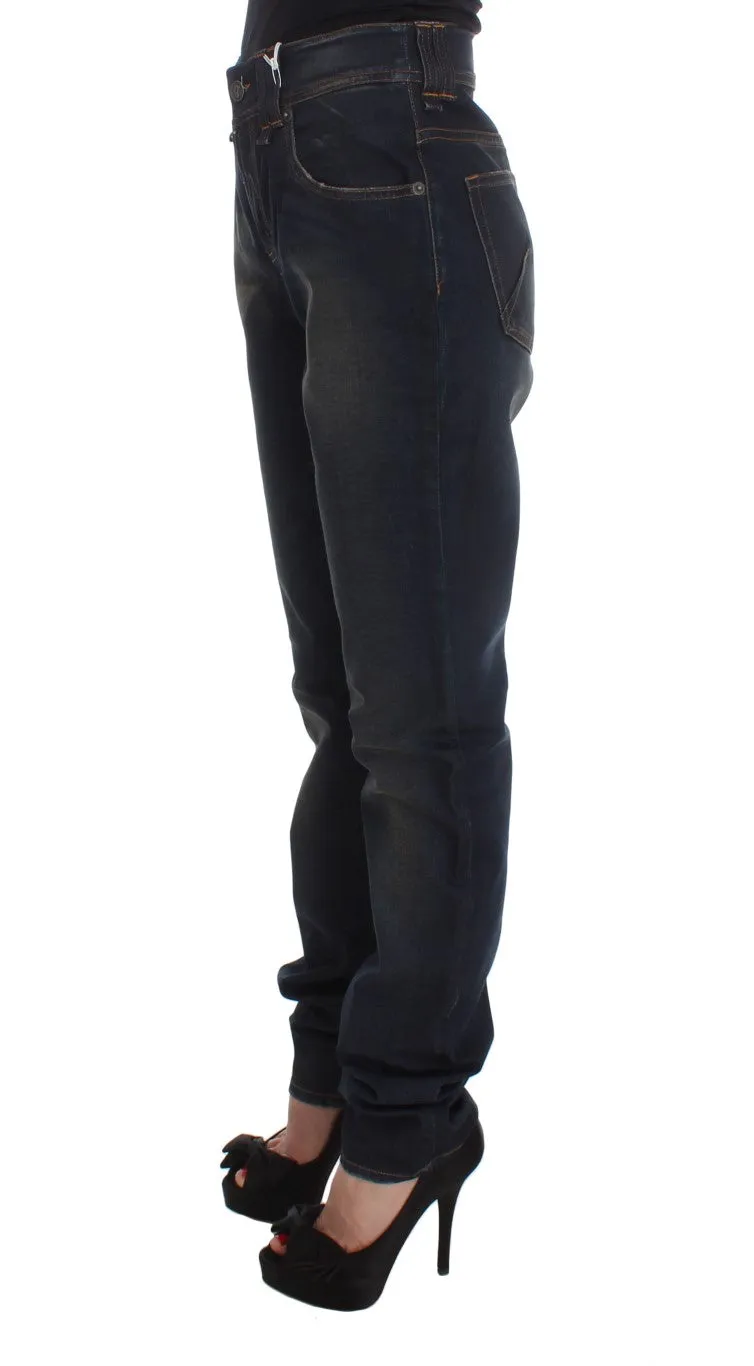 John Galliano  Wash Cotton Blend Boyfriend Fit Women's Jeans
