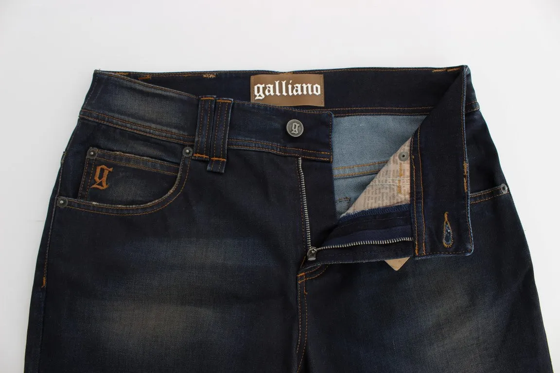 John Galliano  Wash Cotton Blend Boyfriend Fit Women's Jeans