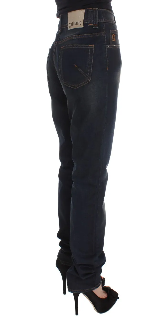 John Galliano  Wash Cotton Blend Boyfriend Fit Women's Jeans
