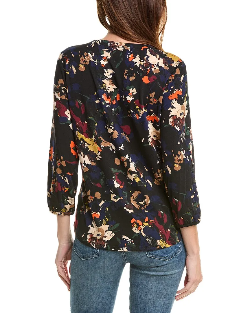 Jones New York Moss Crepe Top