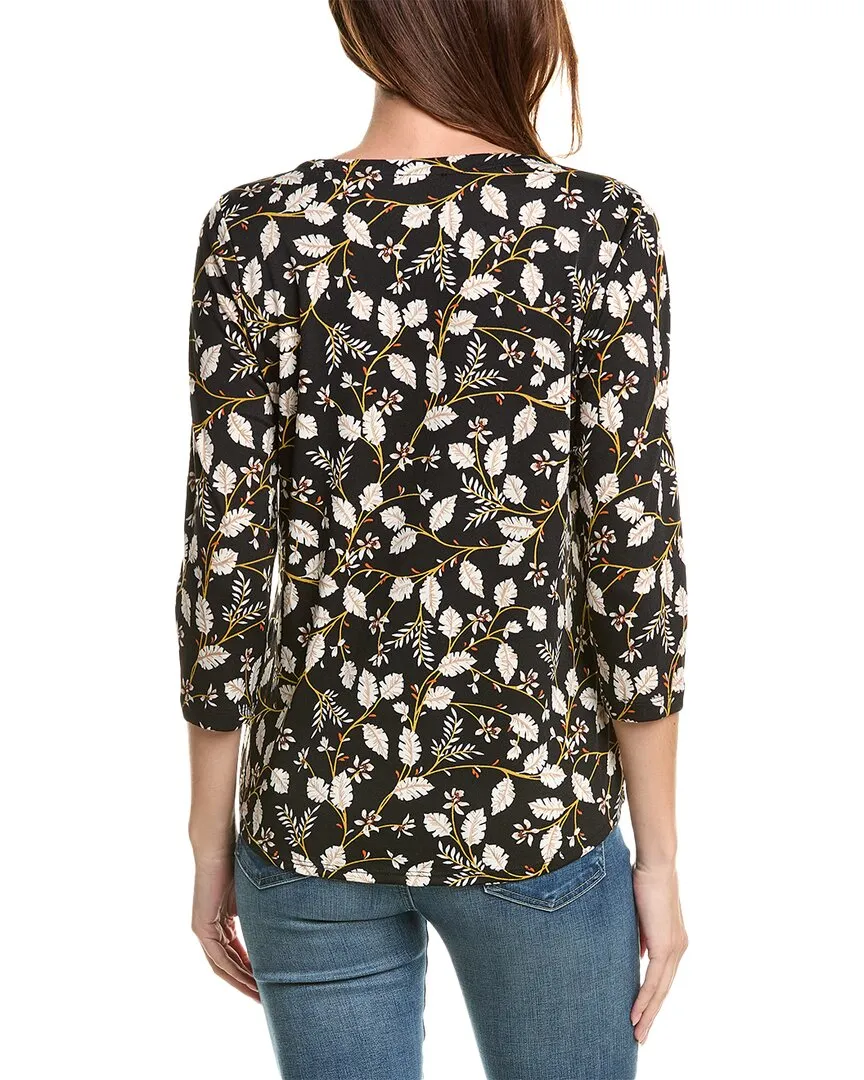 Jones New York Moss Crepe Top
