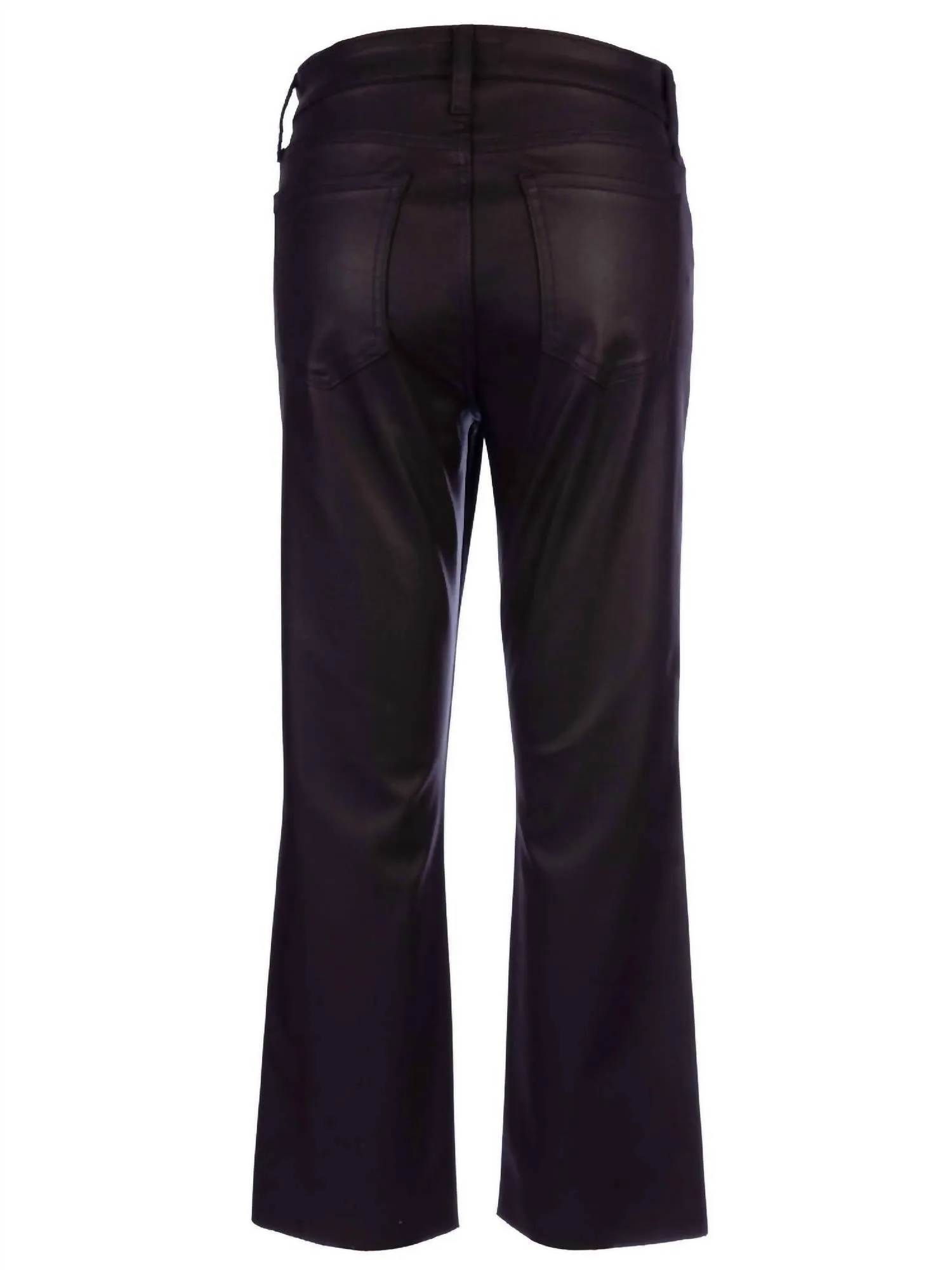 Kelsey Coated Denim Jeans In Sangria