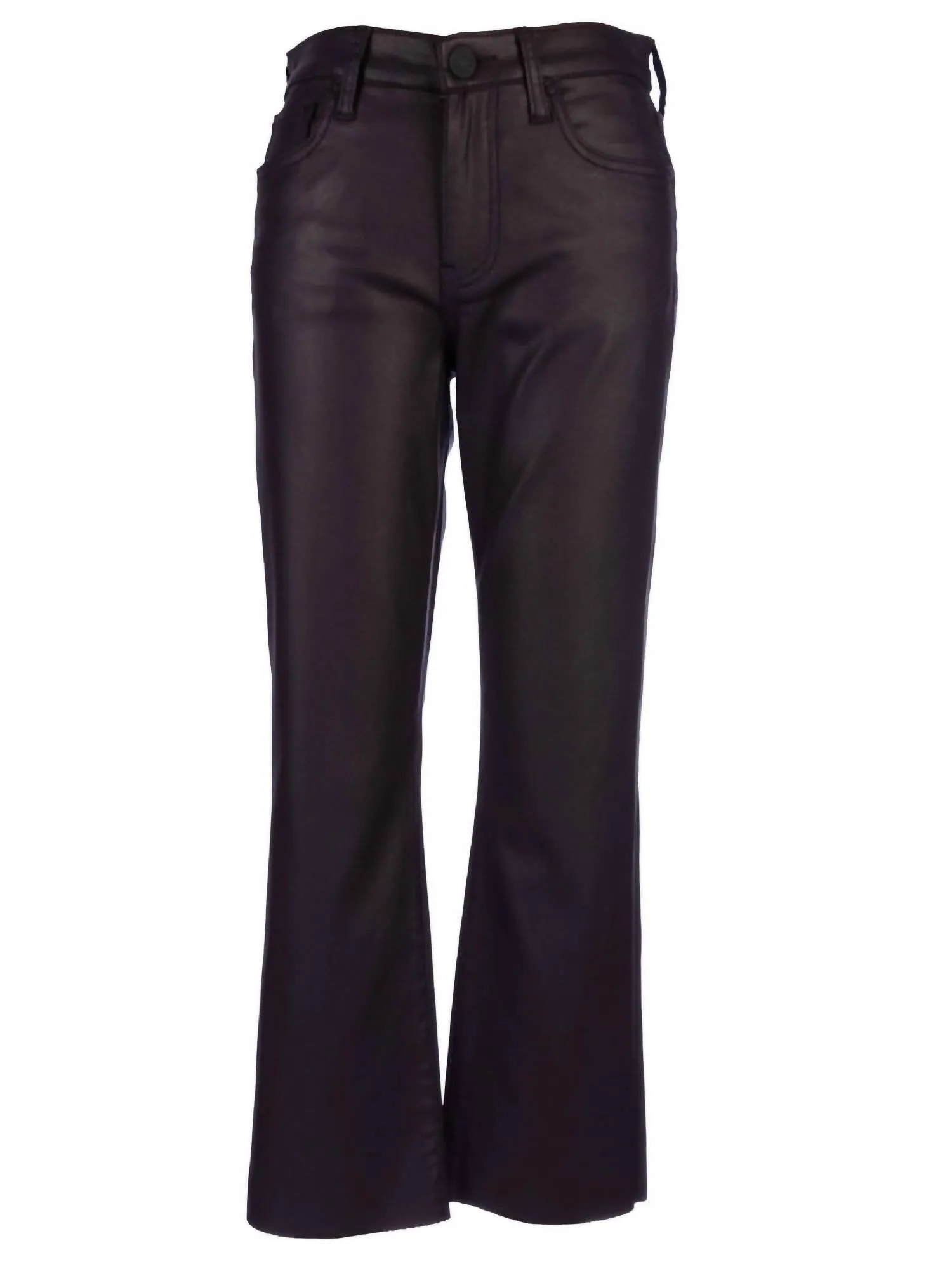 Kelsey Coated Denim Jeans In Sangria