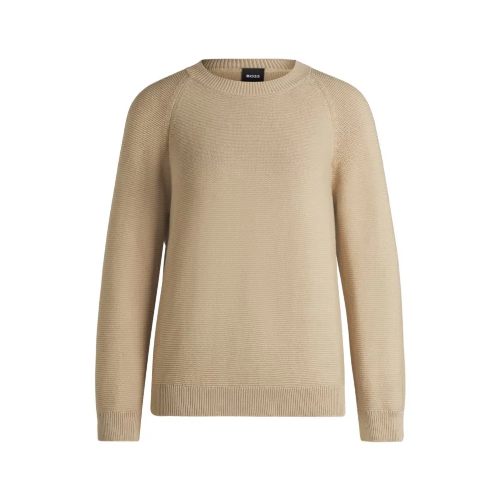 Knitted sweater in cotton