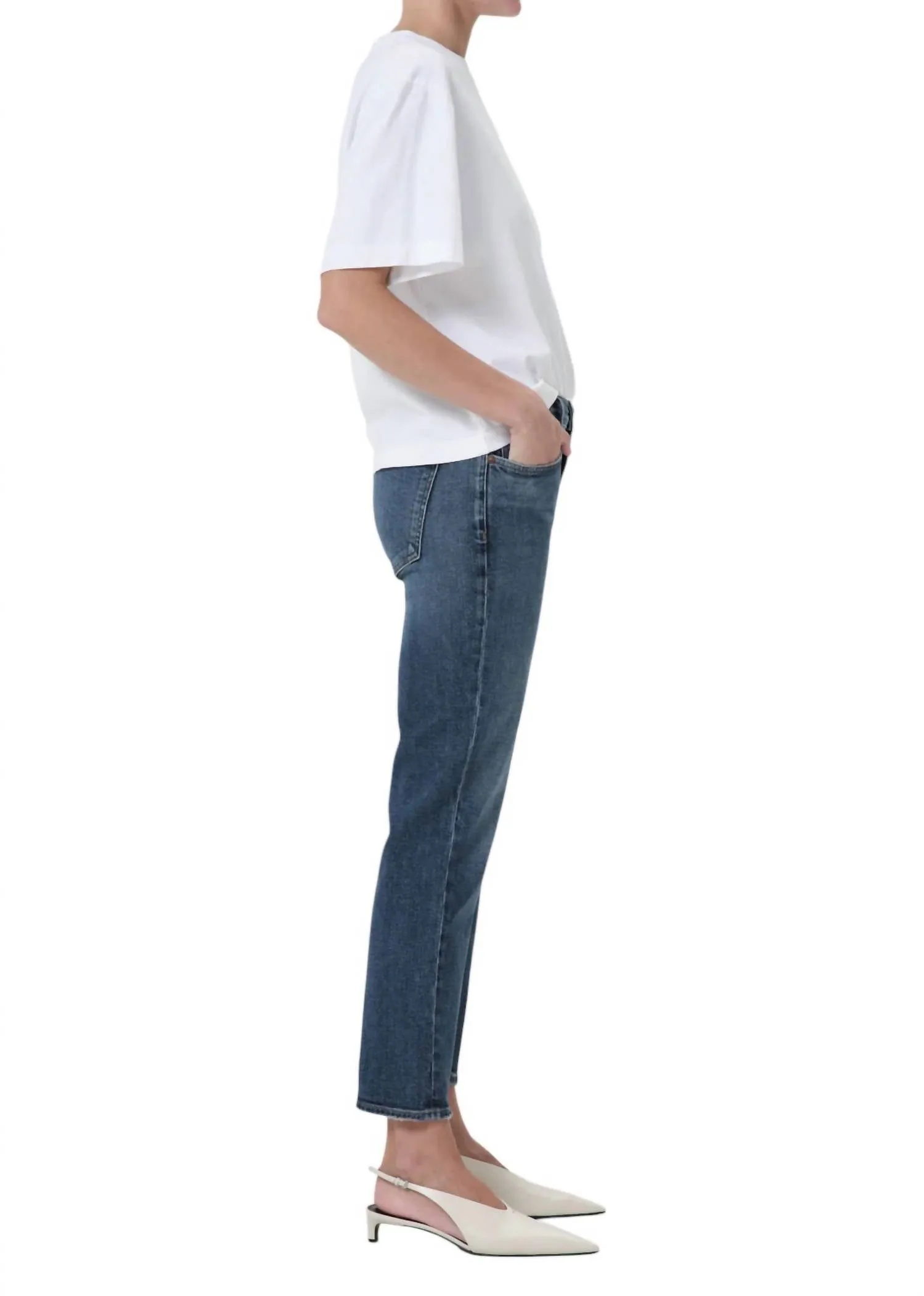 Kye Mid-Rise Slim Fit Jeans In Control