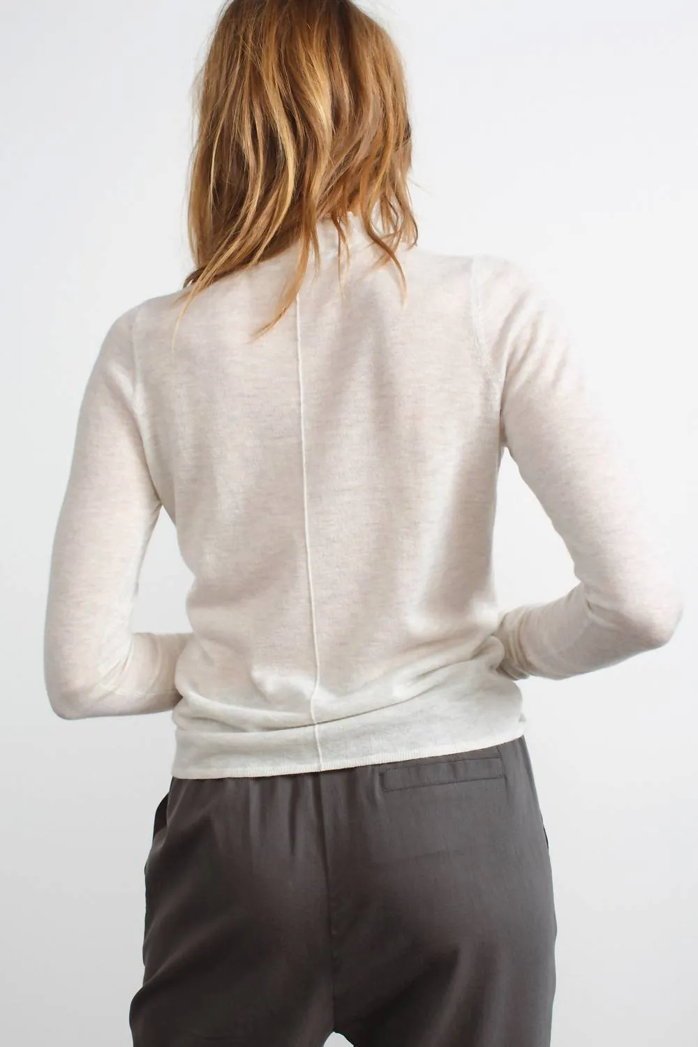 Langdon Wool Top In Cloud
