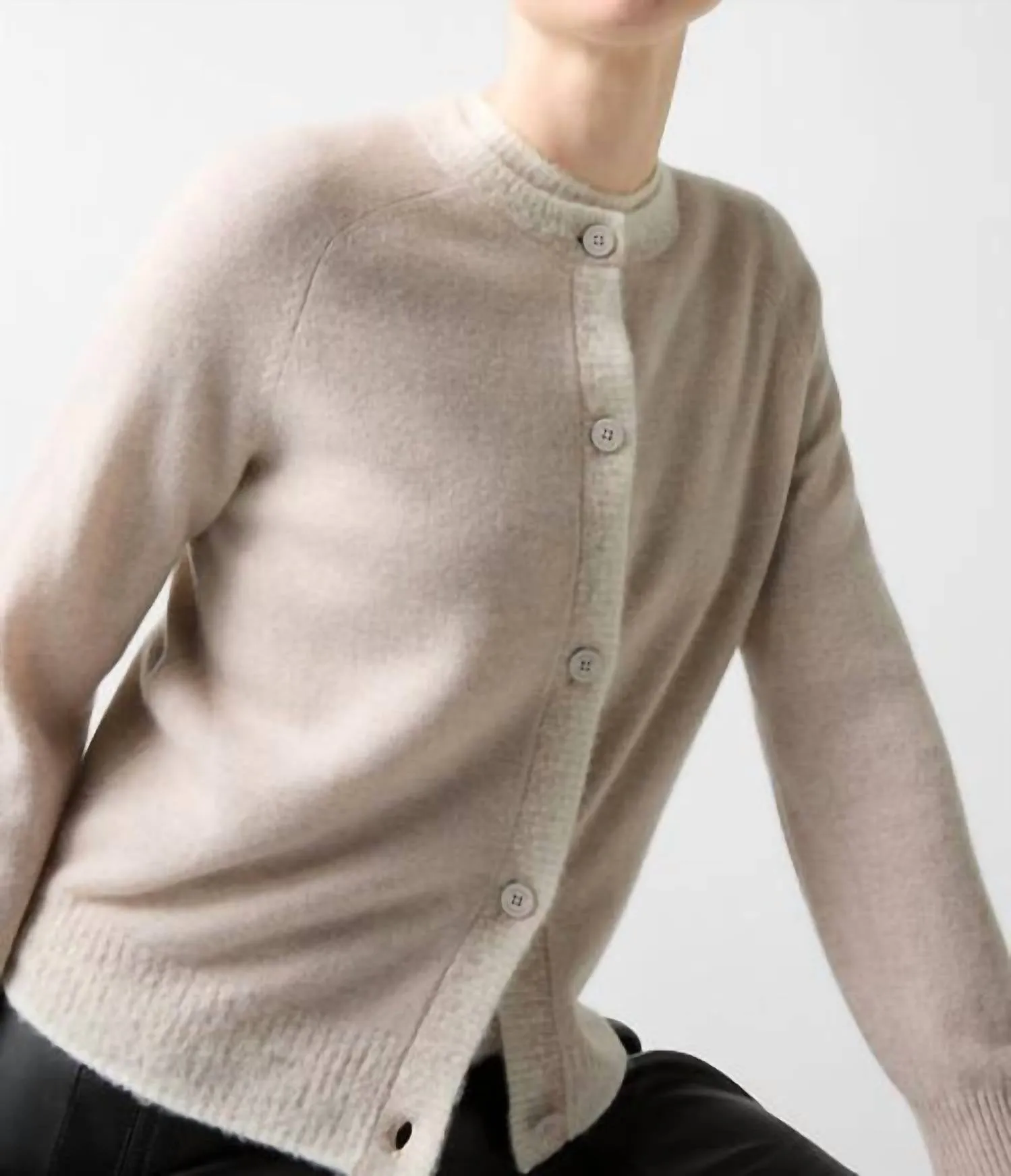 Lauren Knit Jacket In Dove