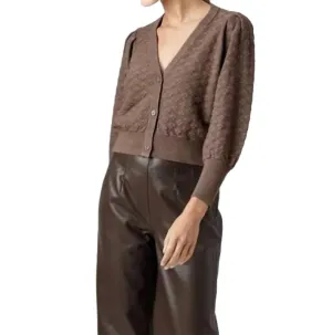 Lavinia Cardigan In Carob