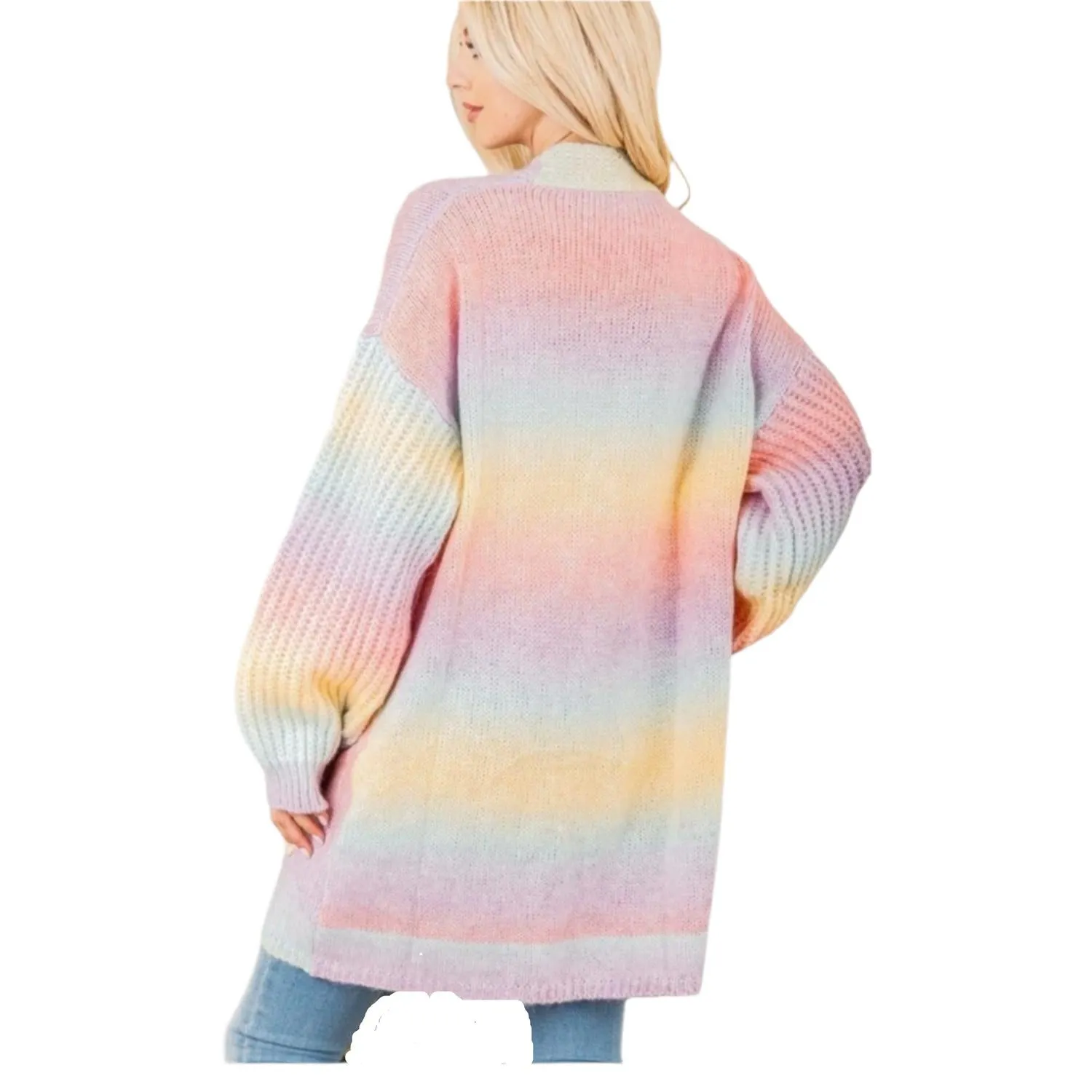 Lightweight Cardigan In Multi-Colored