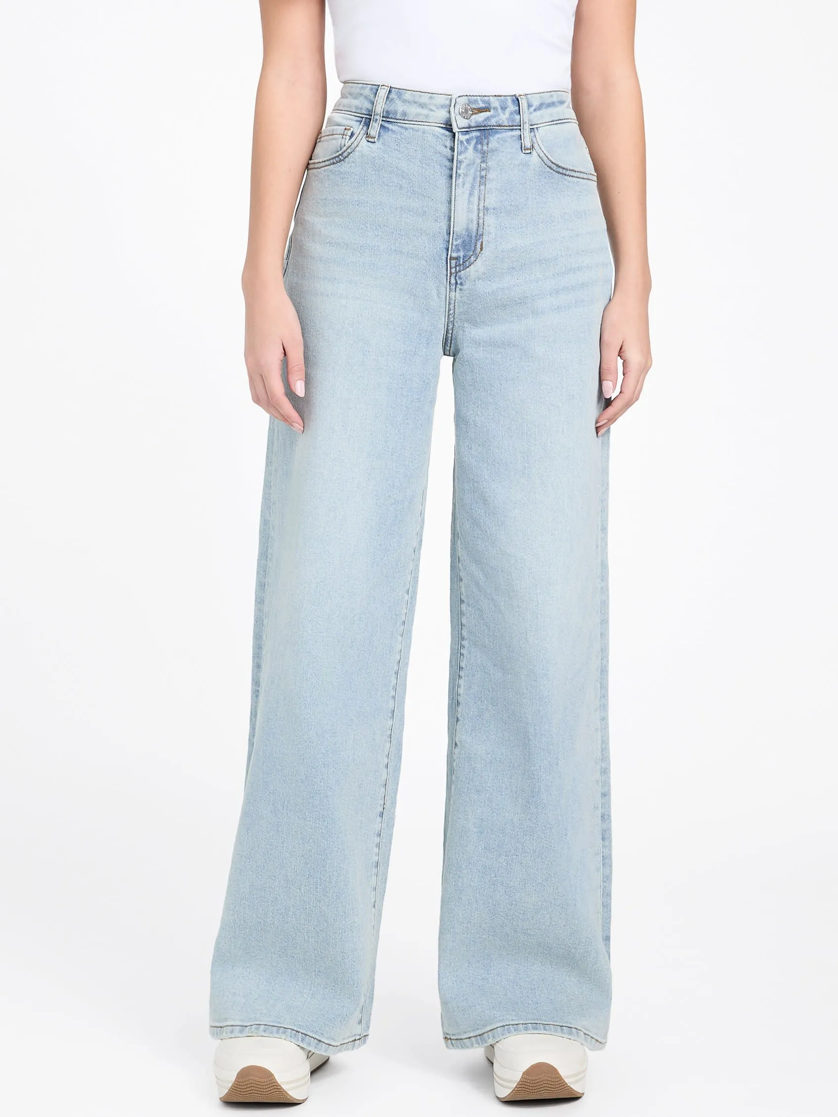 Lisbeth Wide Leg Denim Pants