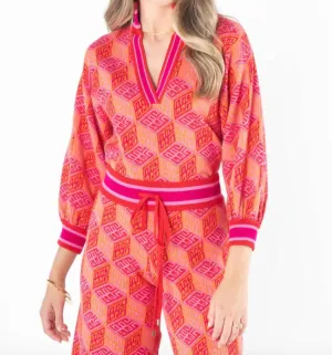 Lolli Sweater In Block Monogram