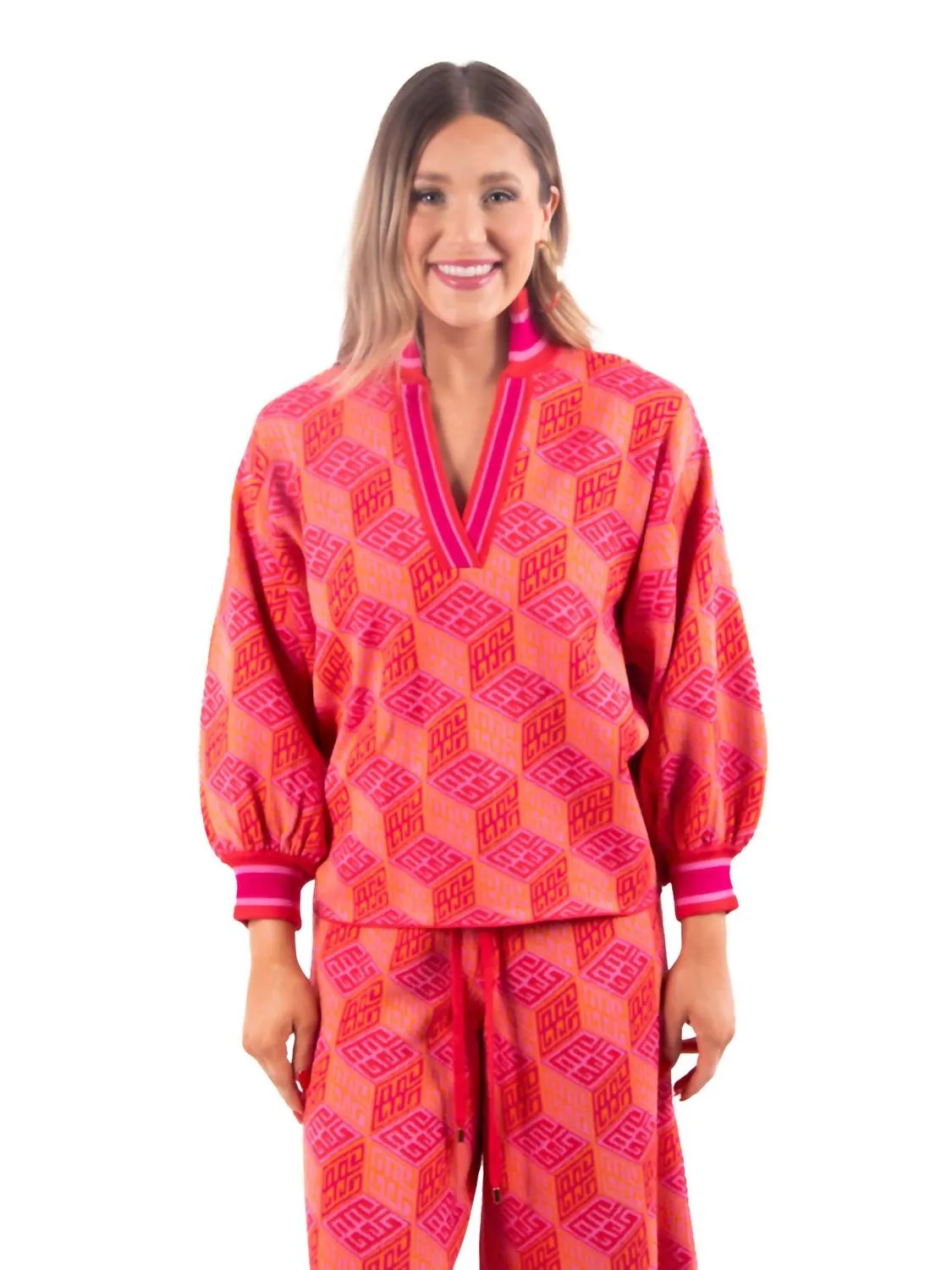 Lolli Sweater In Block Monogram
