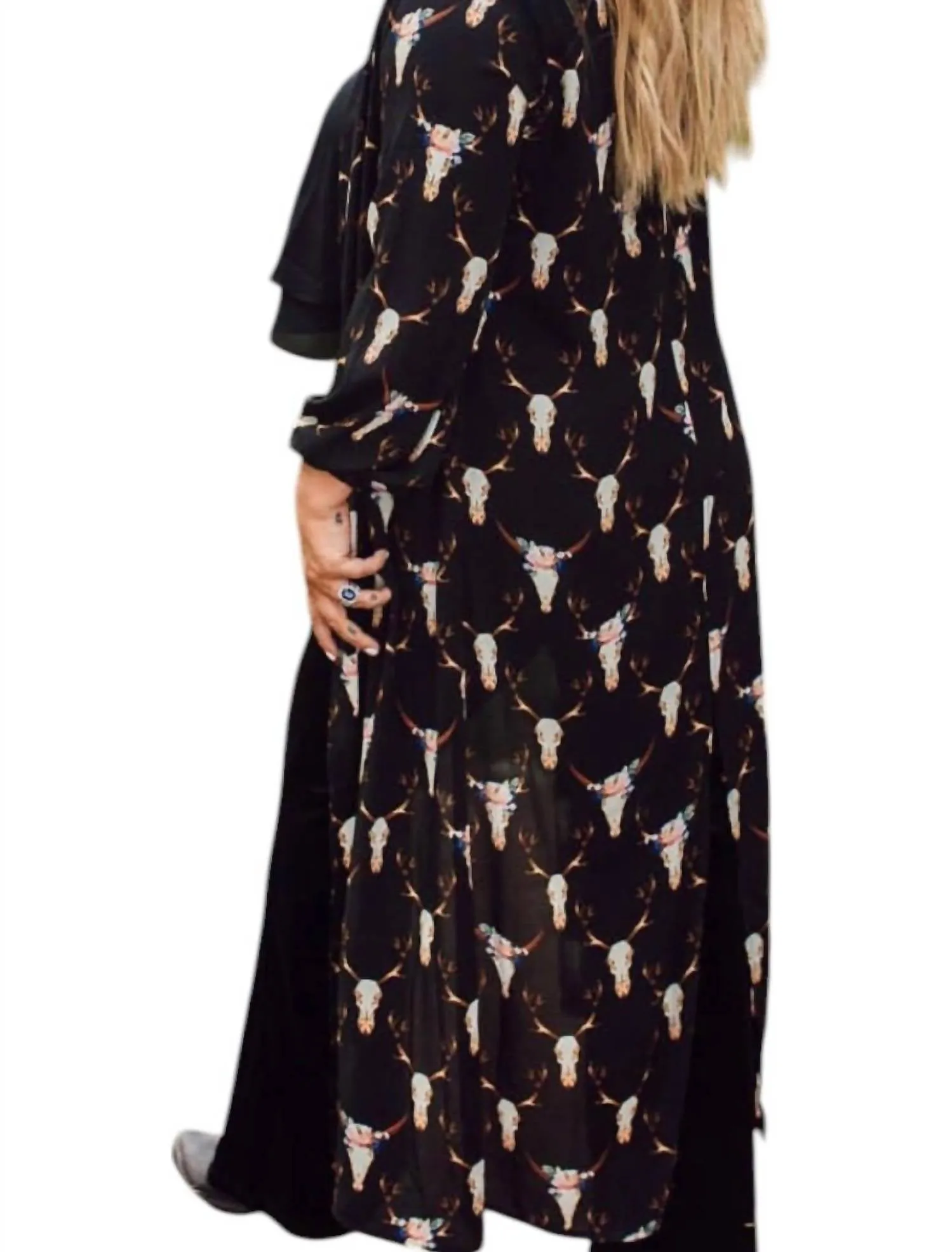 Loretta Death Valley Duster In Black