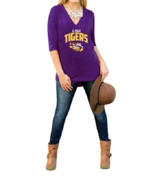 Lsu Weekender Top In Purple