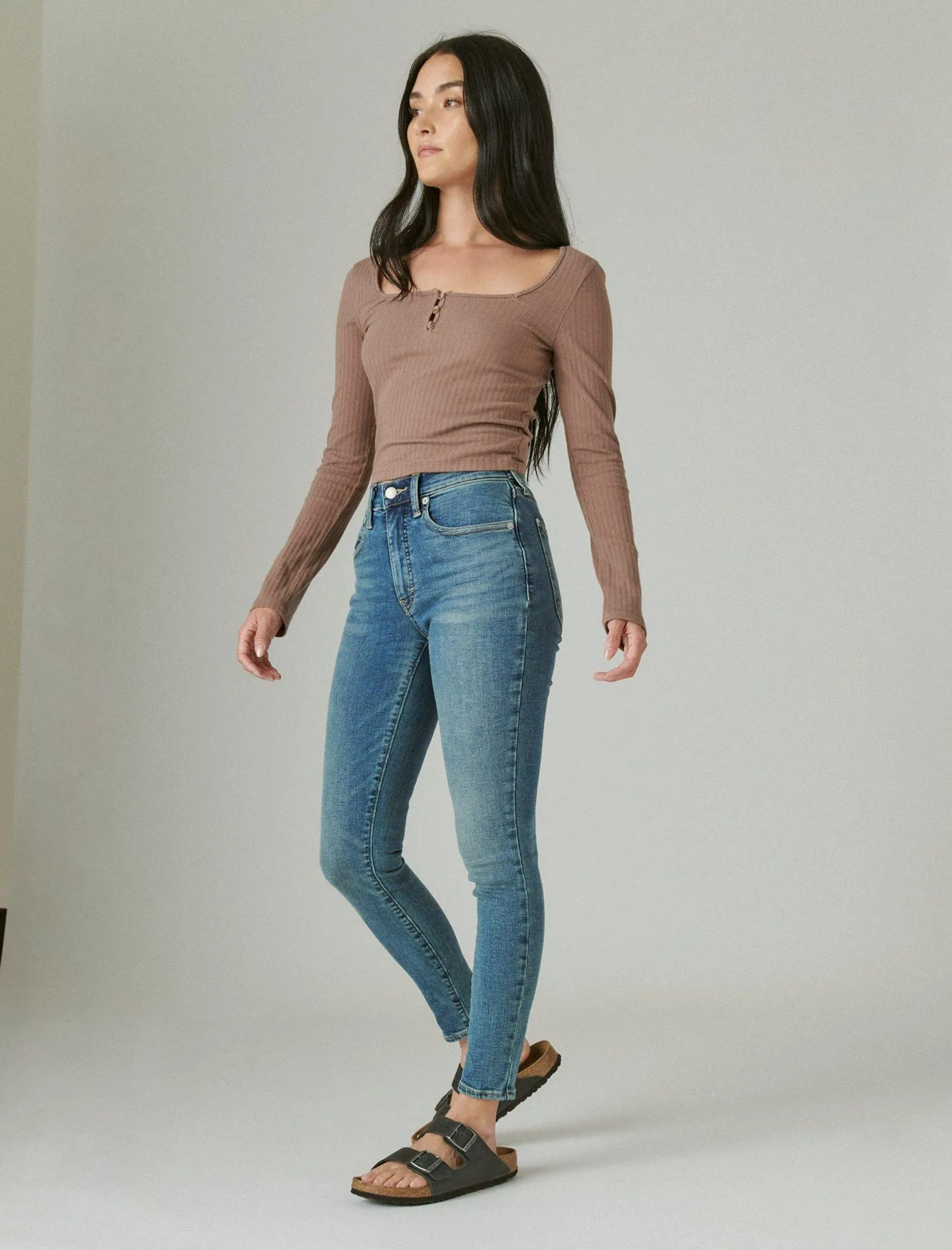 Lucky Brand Women's High Rise Bridgette Skinny