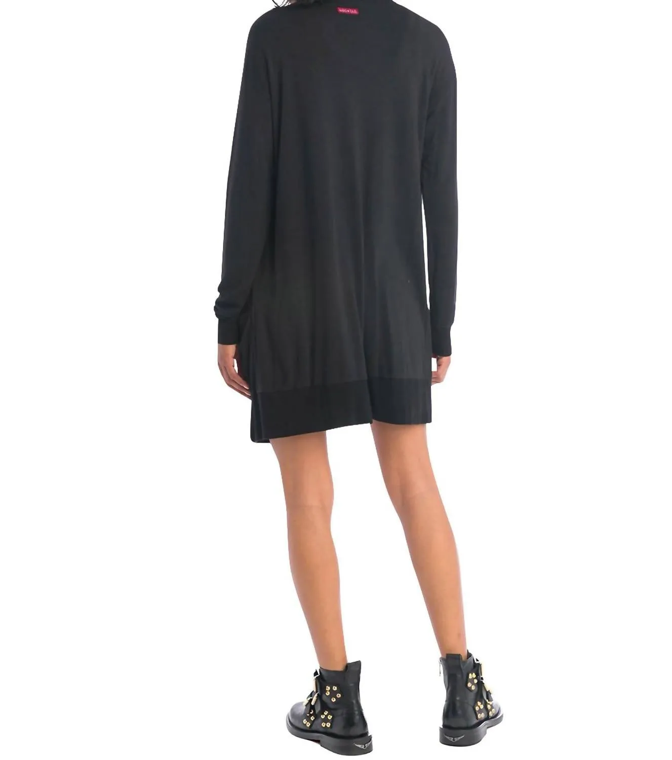 Luxe Drop Shoulder Cardigan In Crush