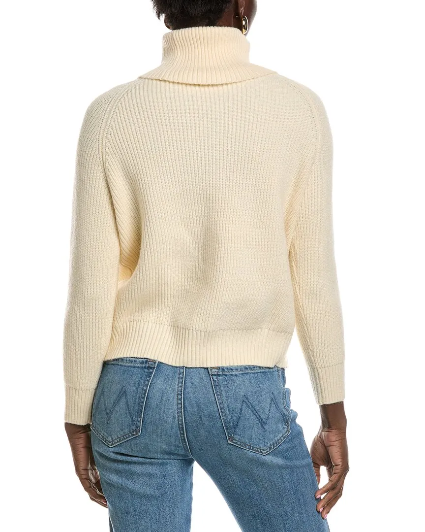 Lyra & Co Wool-Blend Turtleneck Sweater