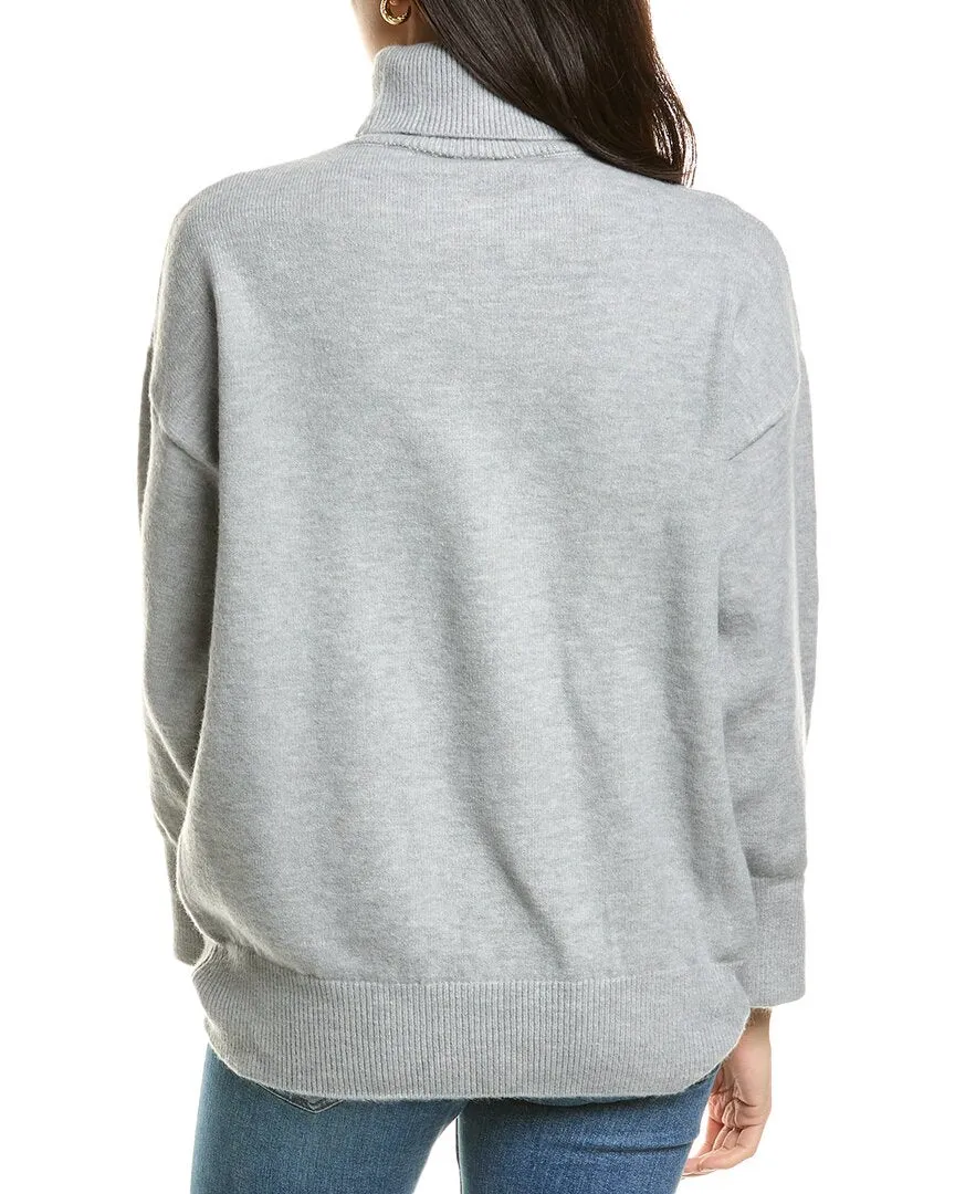 Madison Miles Oversized Turtleneck Sweater