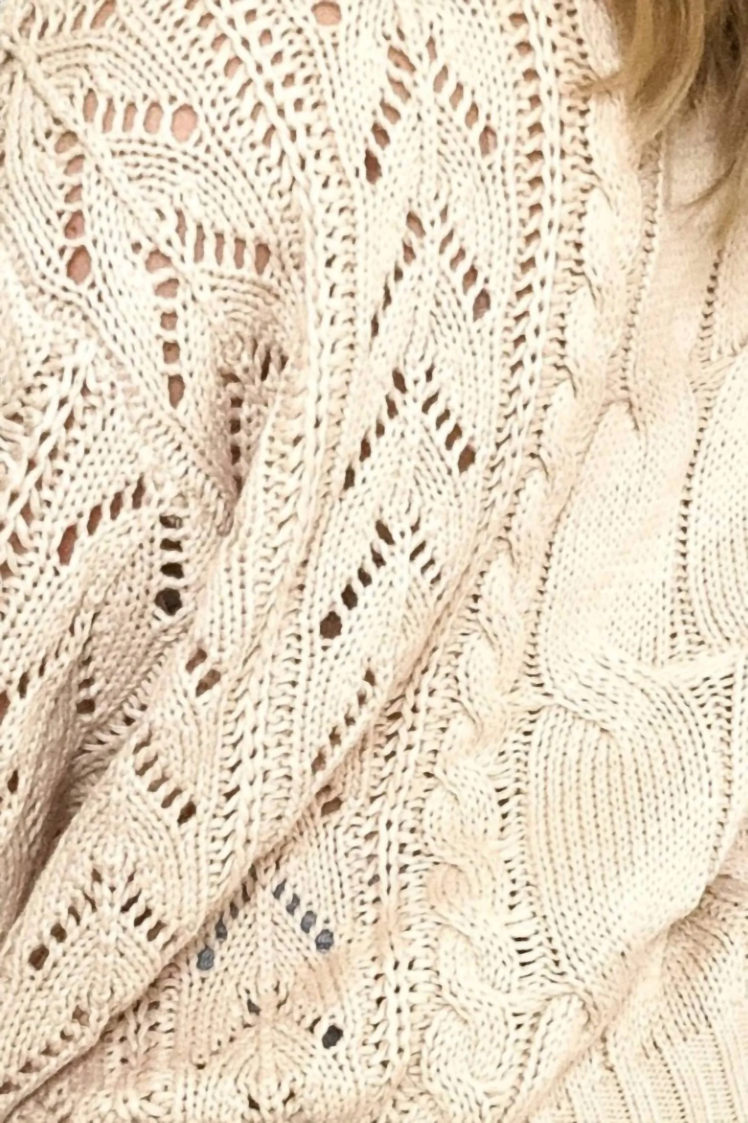 Maeve Oversized Sweater In Beige