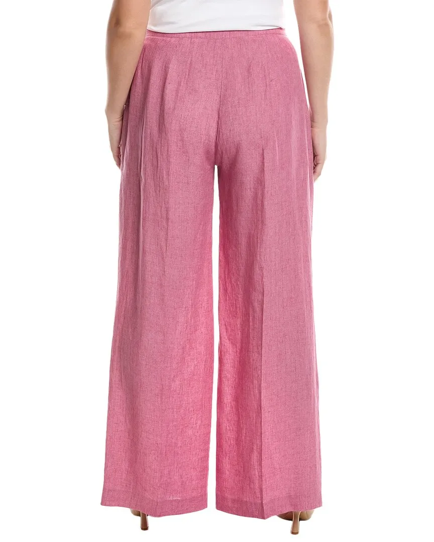 Marina Rinaldi Plus Ricciolo Linen Trouser