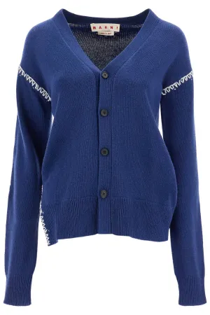 Marni Women's Cardigan With Stitching Details