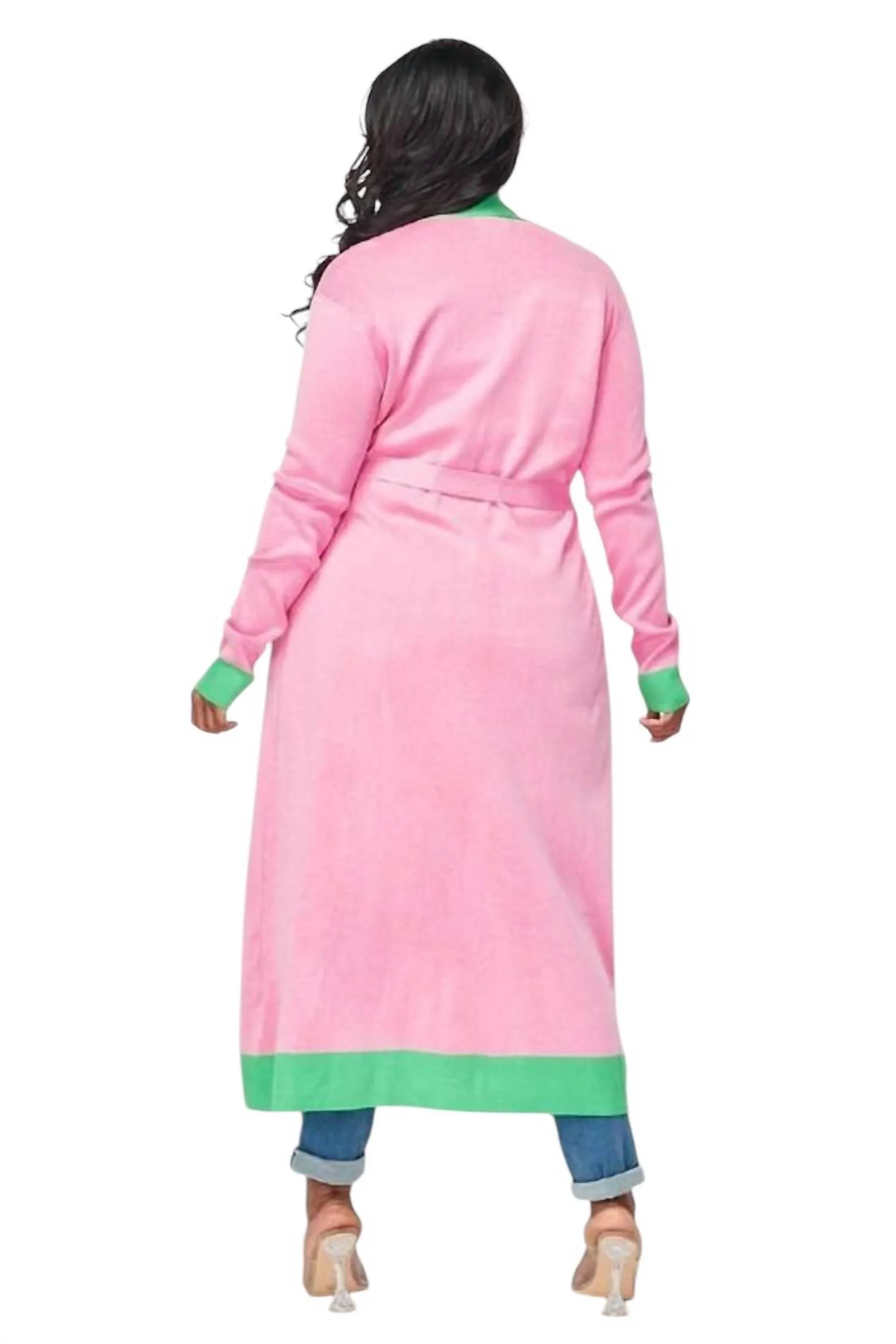 Maxi Sweater In Pink