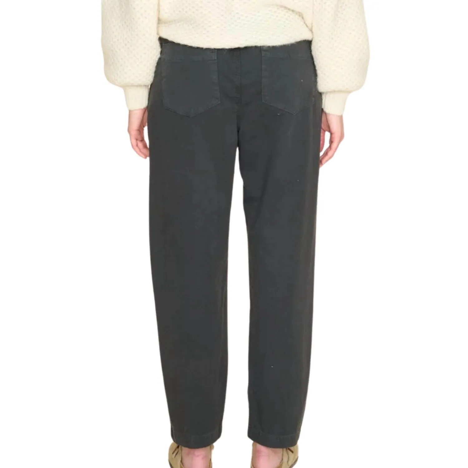 Mercer Twill Pant In Vintage Black