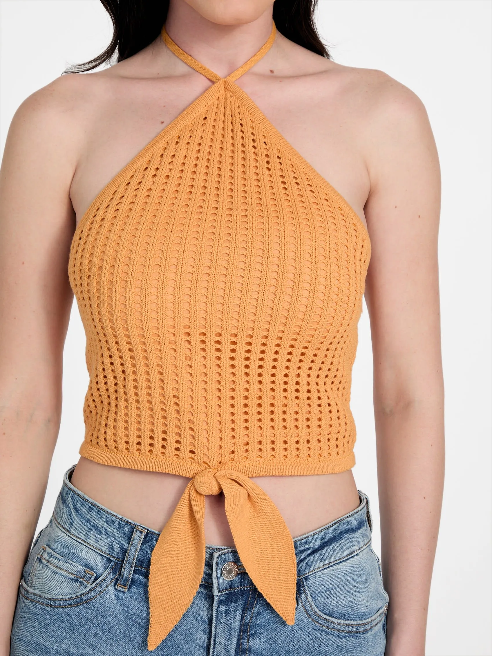 Miley Crochet Halter Top