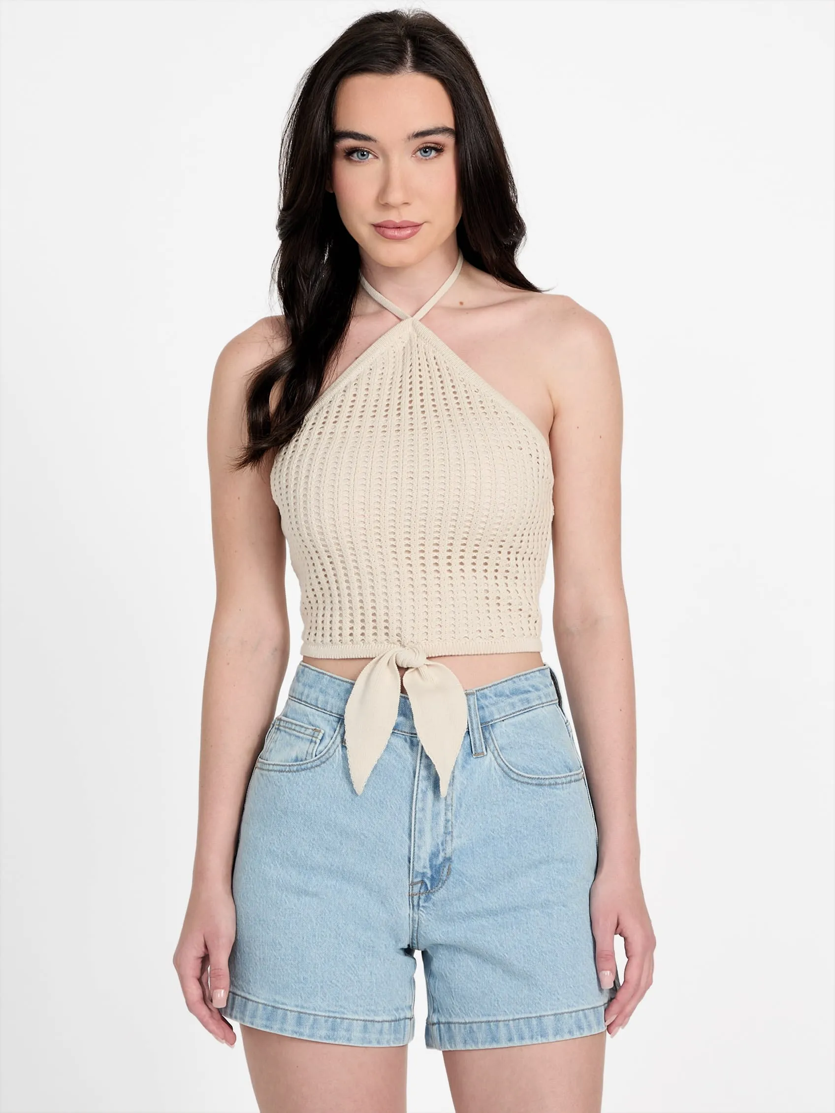 Miley Crochet Halter Top