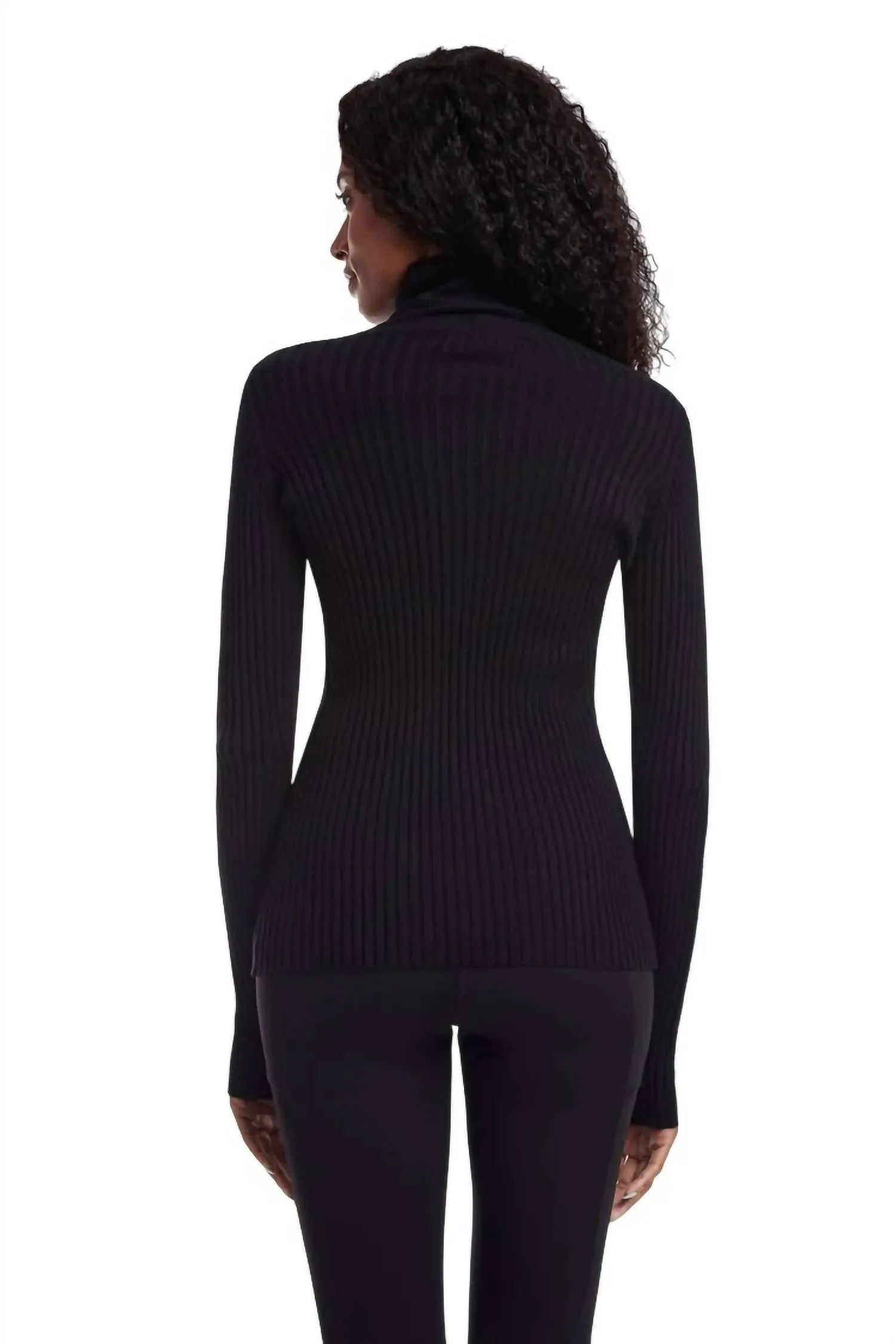 Mimosa Sweater In Black/cream