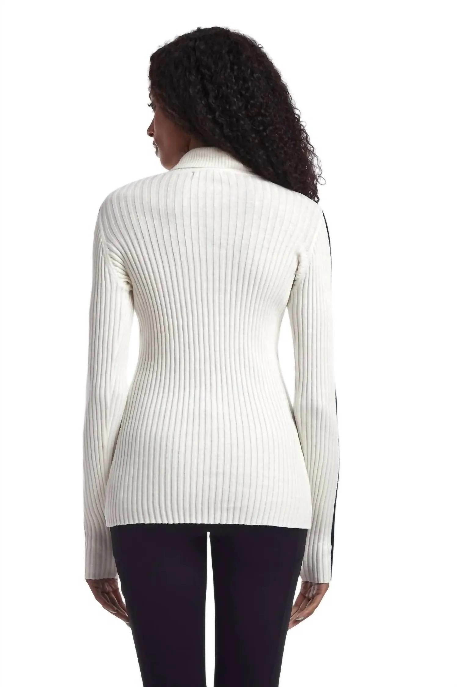 Mimosa Sweater In Cream/black