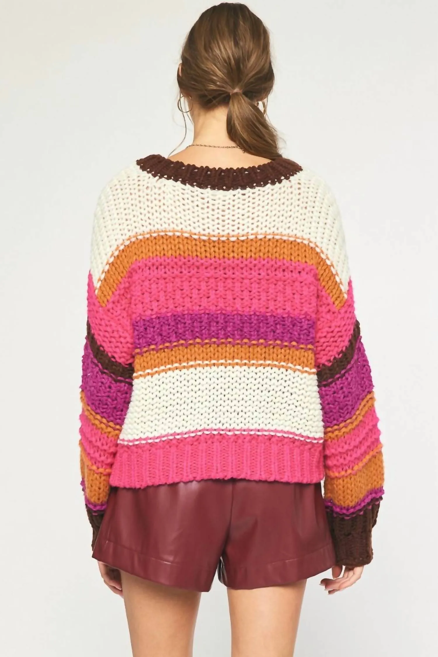 Mountain Mornings Sweater In Multi
