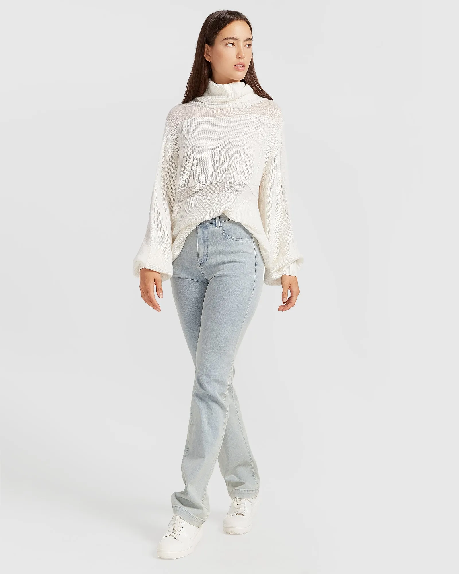 Nevermind Sheer Panelled Knit