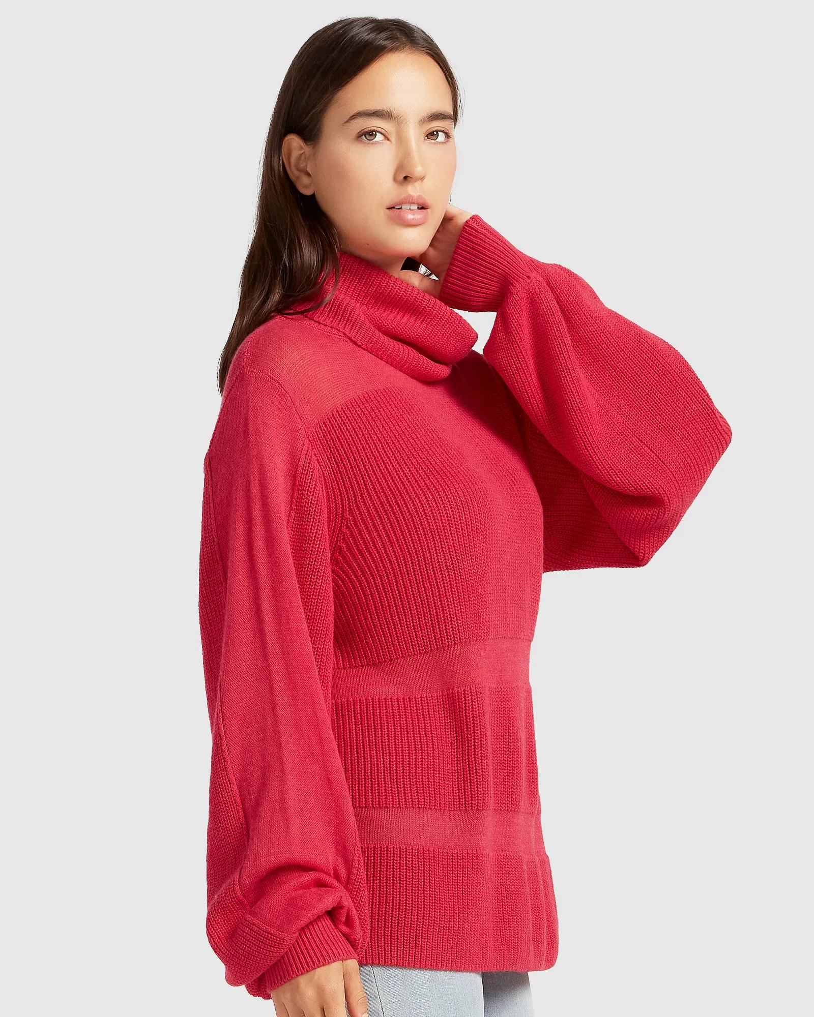 Nevermind Sheer Panelled Knit