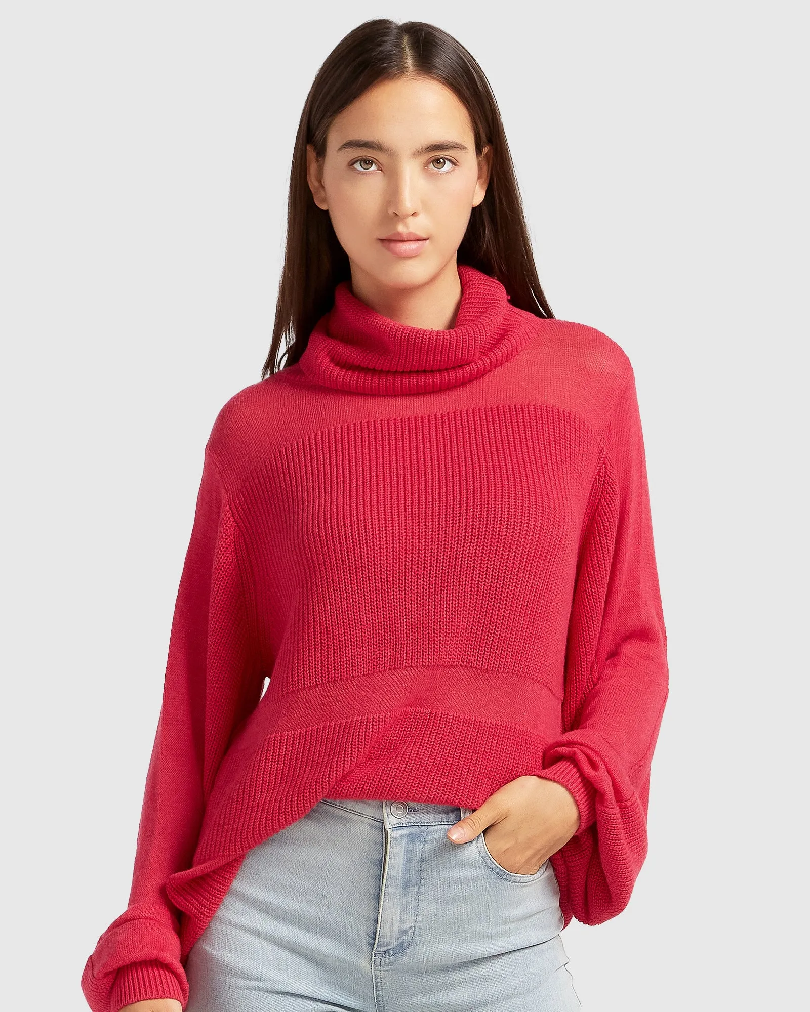 Nevermind Sheer Panelled Knit