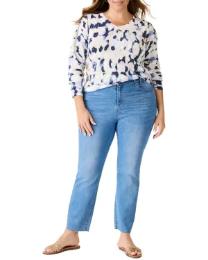 NIC ZOE Plus Rolling Clouds Sweater
