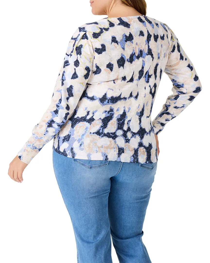 NIC ZOE Plus Rolling Clouds Sweater