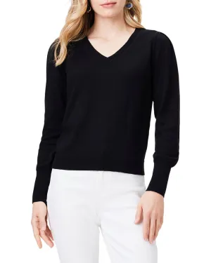 NIC ZOE Slub V-Neck Sweater