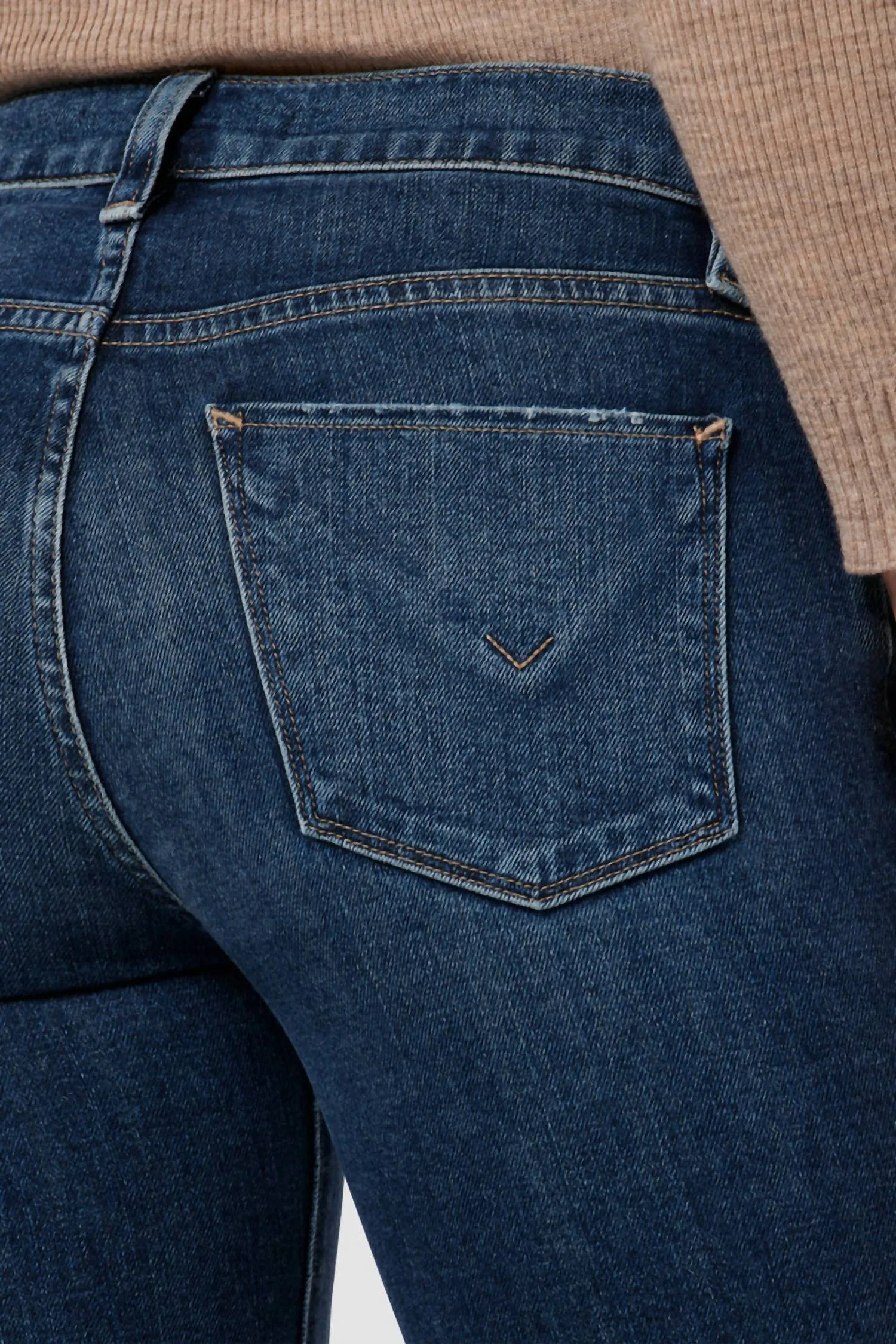 Nico Mid-Rise Bootcut Barefoot Jean In Message