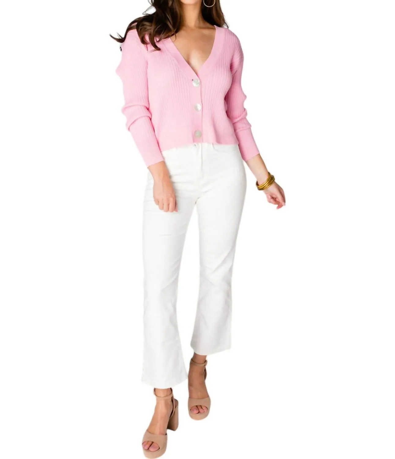 Noah Ribbed Sweater In Pink