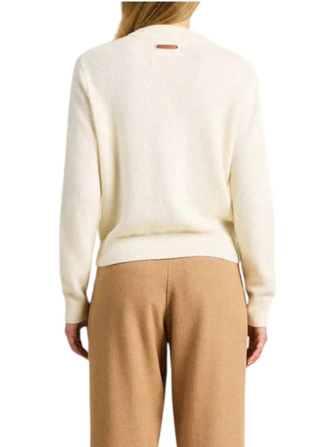 Oksana Sweater In Antique White