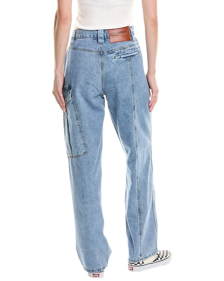 One Teaspoon New Fiction Berlin Blue Wide Leg Jean