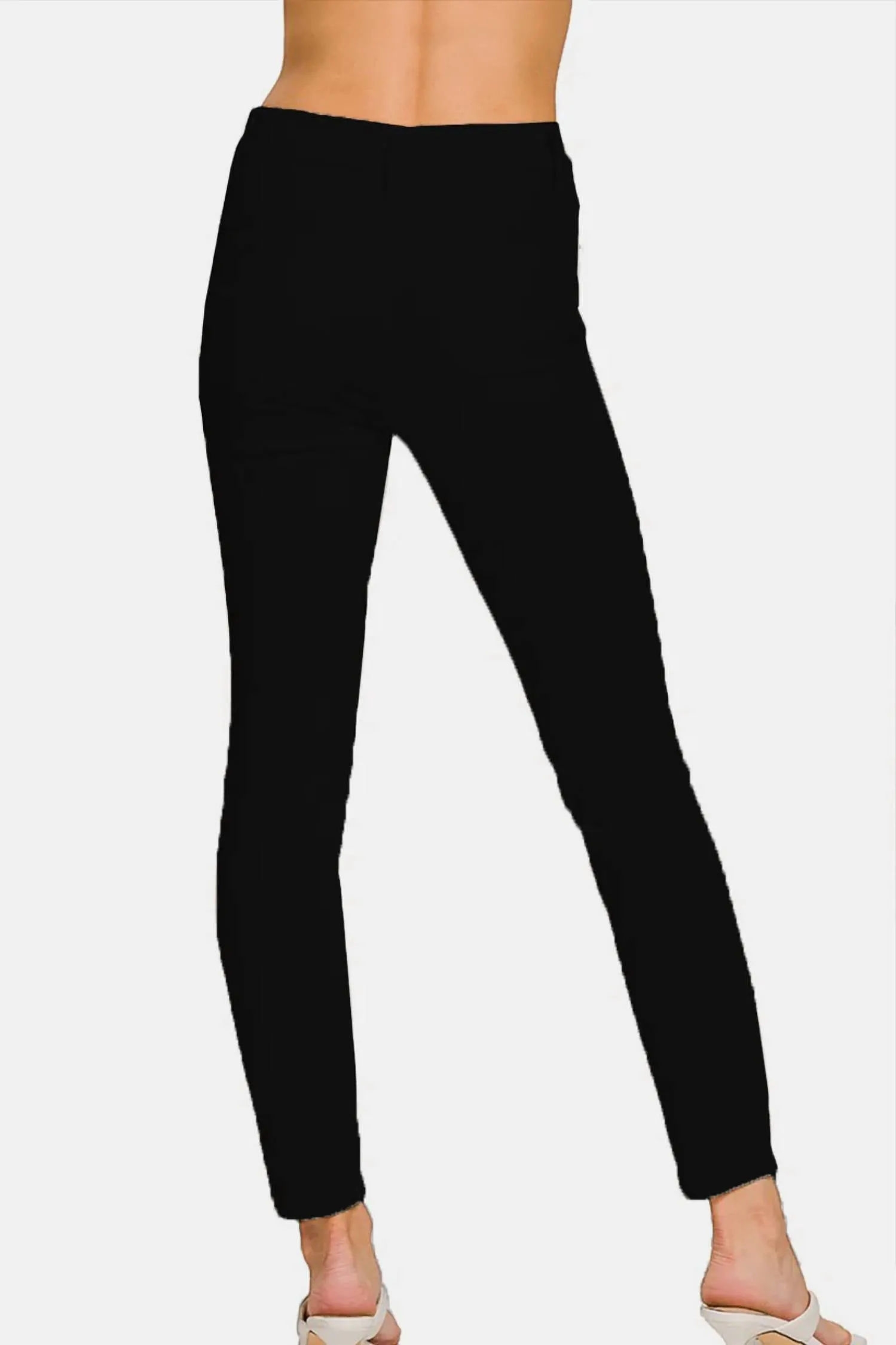 Pixie Full Length Skinny Jeans In Black
