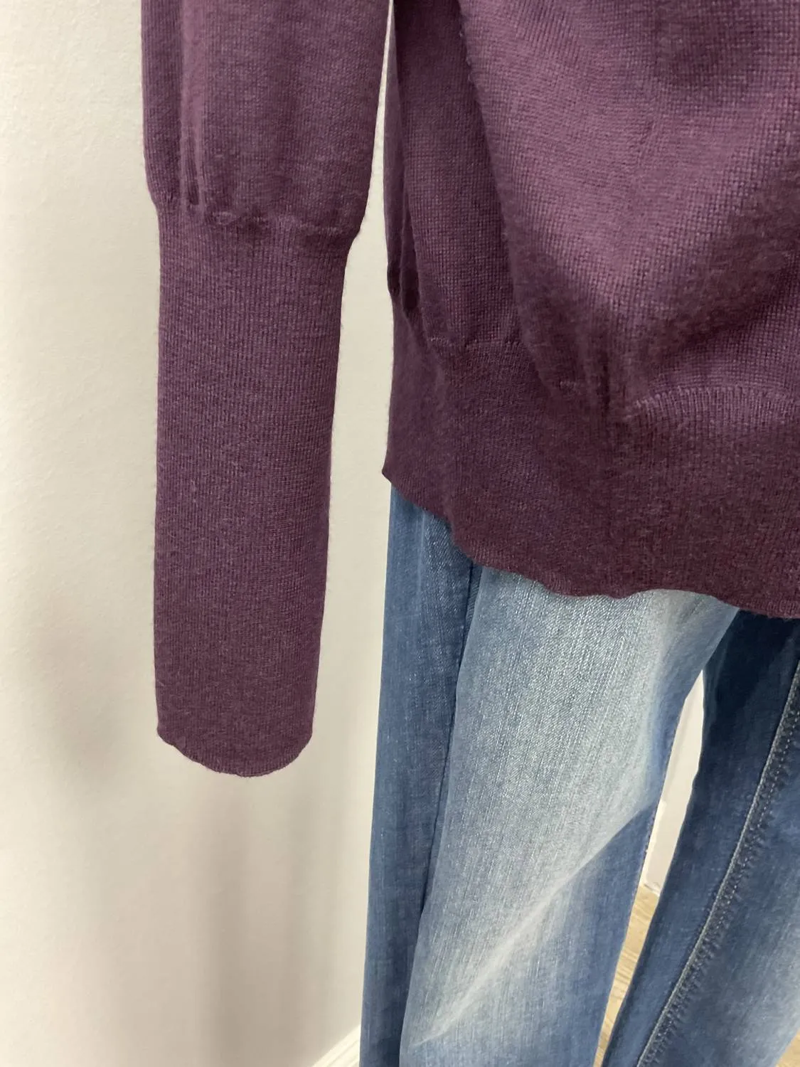 Plum Wool/cashmere Sweater