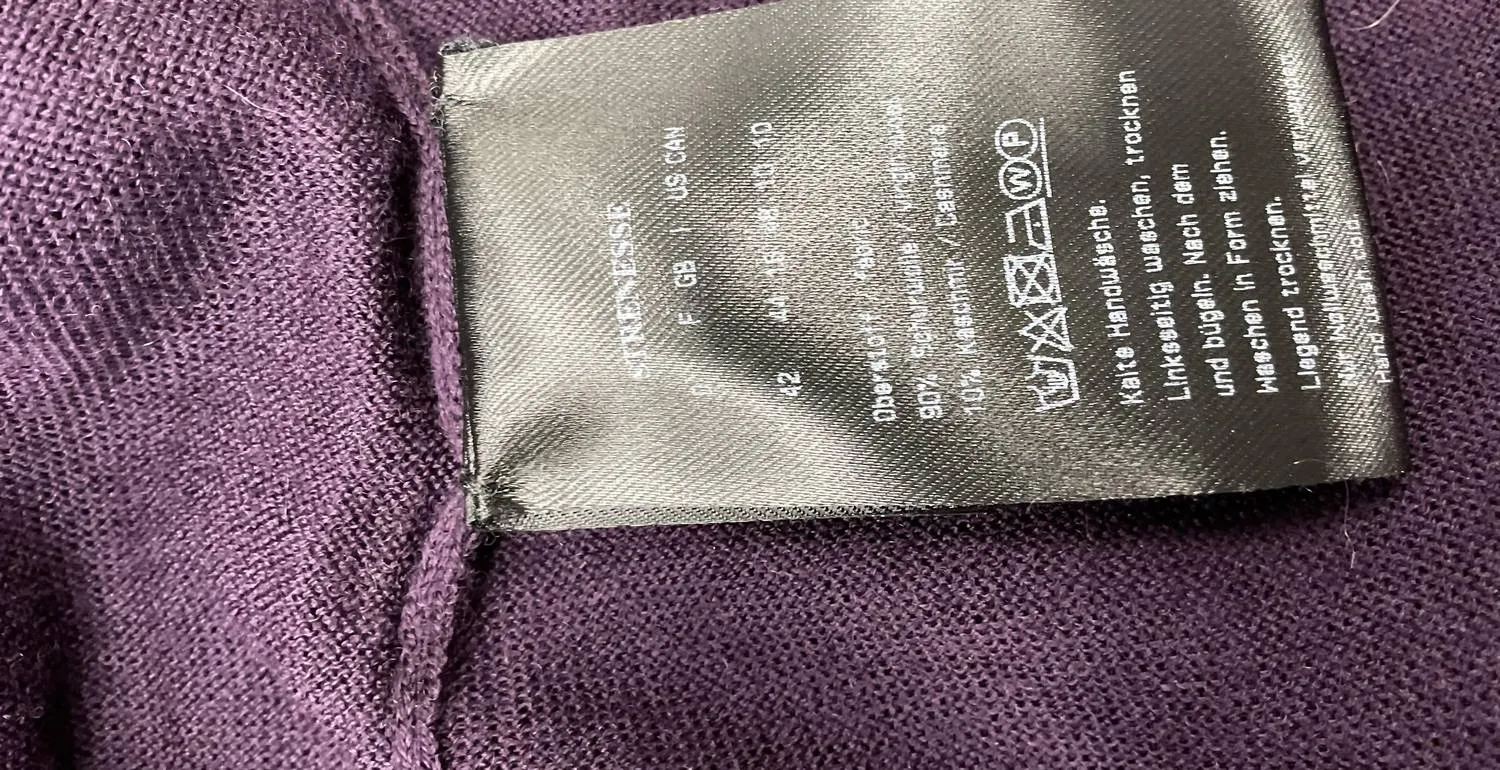 Plum Wool/cashmere Sweater
