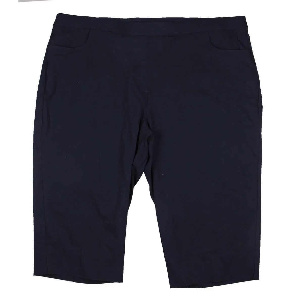 Plus Womens Tummy Slimming Rayon Carpi Pants