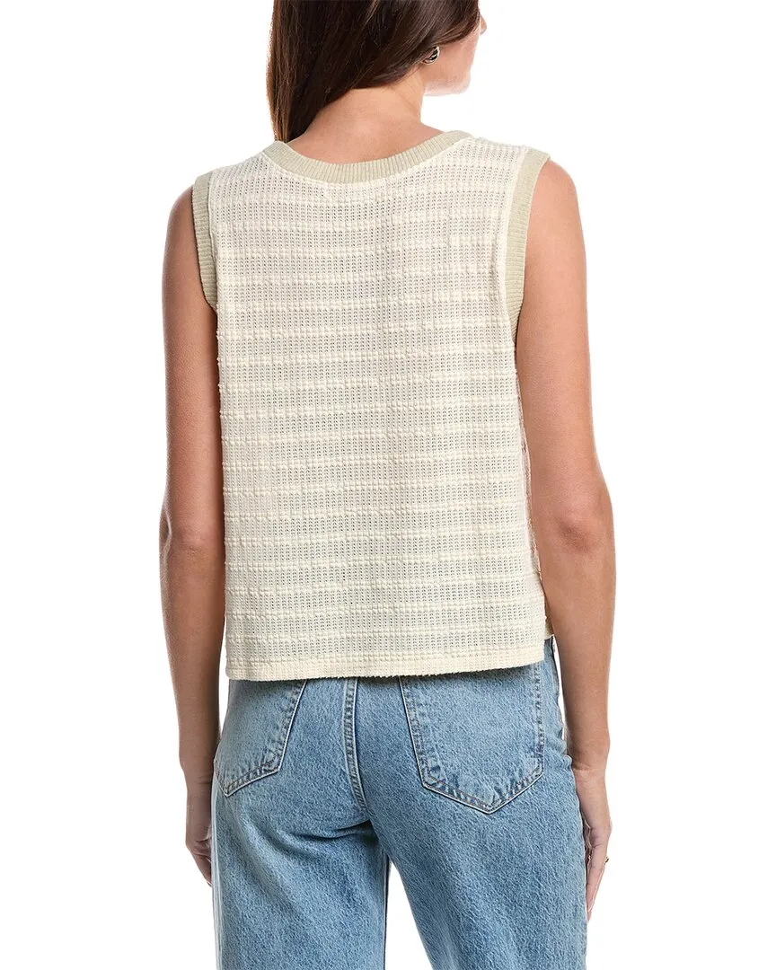Project Social T Viva Button Front Sweater Tank