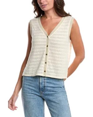 Project Social T Viva Button Front Sweater Tank