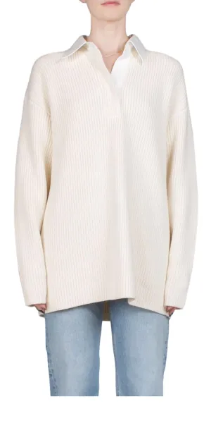Rugby Sweater In Ivory