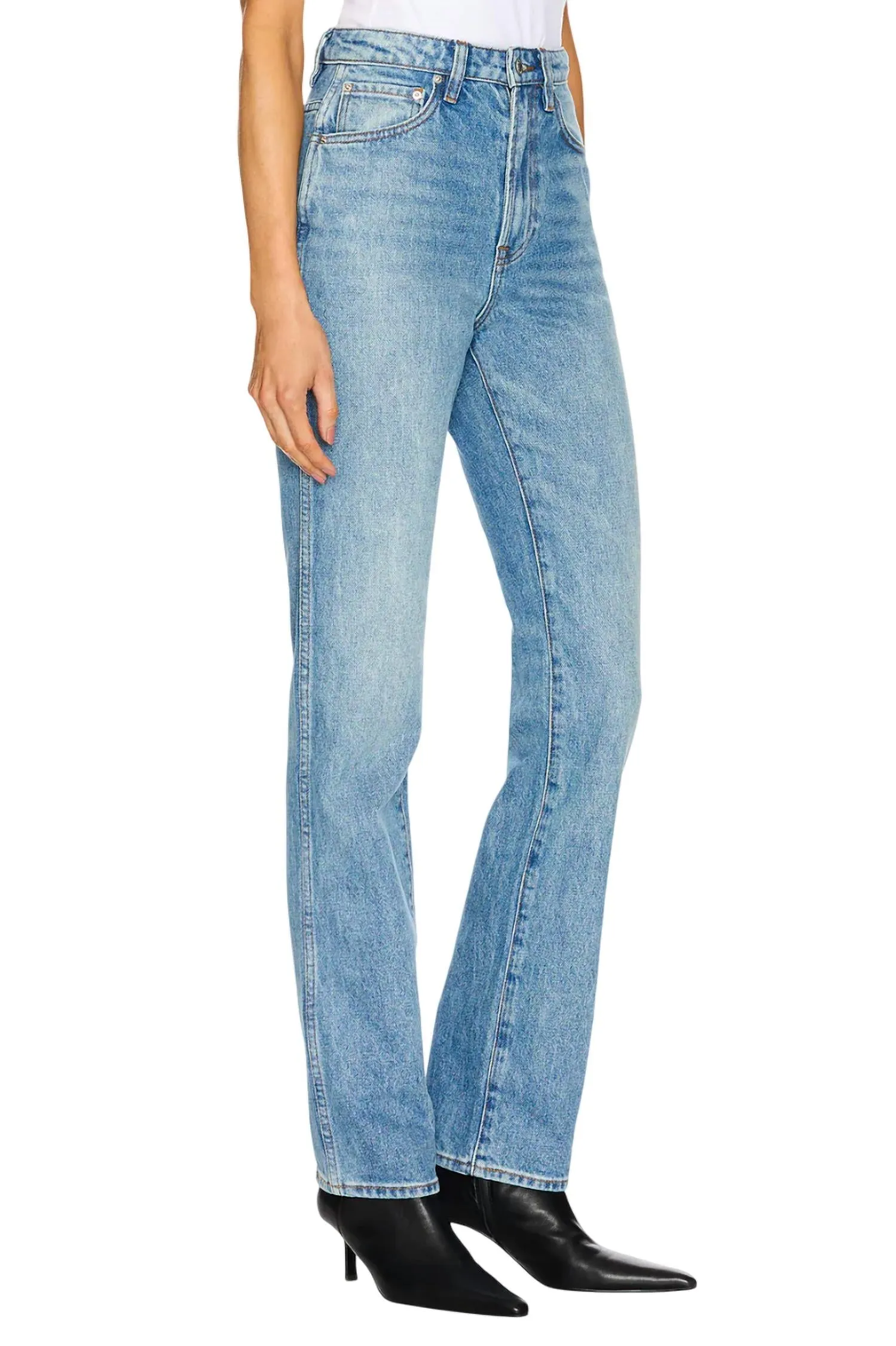 Sara Super High Rise Slim Straight In Lenox Hill
